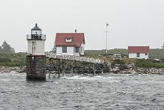 Ram Island Lighthouse on Stormy Day - Gritty Look
